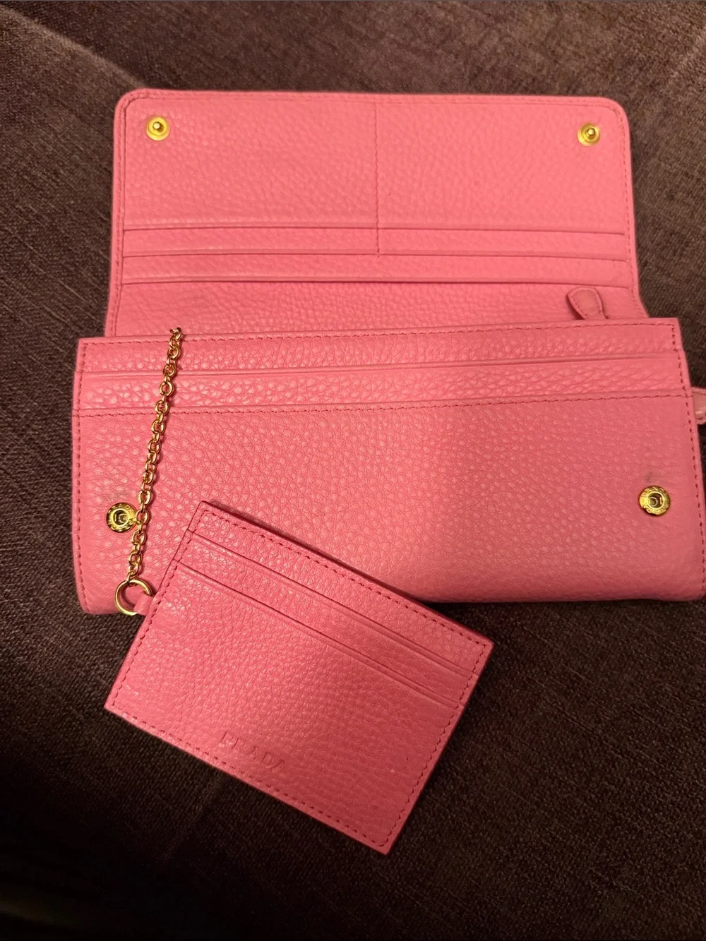 Prada Large Saffiano Wallet